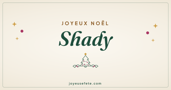 Image « Joyeux Noël Shady » au format large