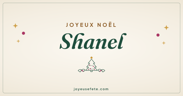 Image « Joyeux Noël Shanel » au format large