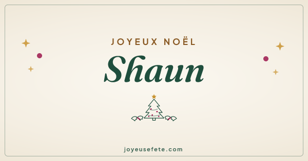 Image « Joyeux Noël Shaun » au format large
