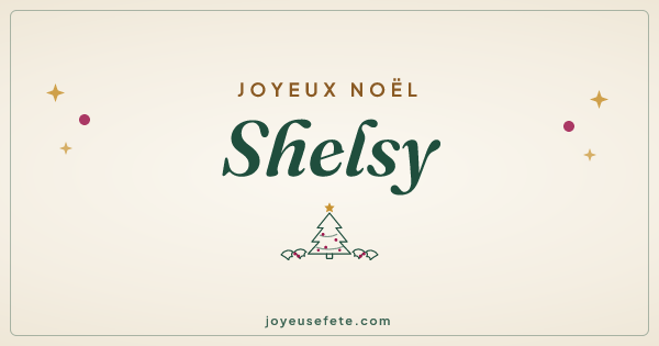 Image « Joyeux Noël Shelsy » au format large