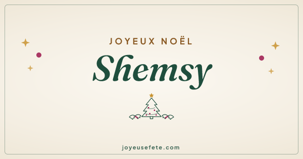 Image « Joyeux Noël Shemsy » au format large