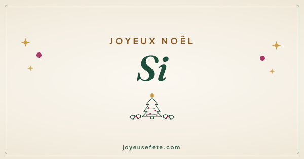 Image « Joyeux Noël Si » au format large