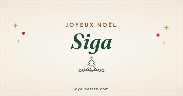 Image « Joyeux Noël Siga » au format large