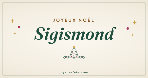 Image « Joyeux Noël Sigismond » au format large