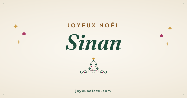 Image « Joyeux Noël Sinan » au format large