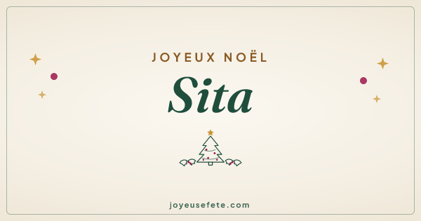 Image « Joyeux Noël Sita » au format large