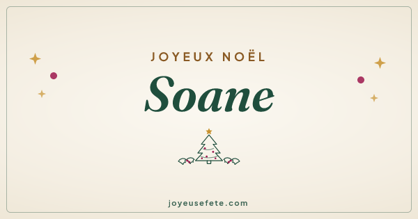 Image « Joyeux Noël Soane » au format large