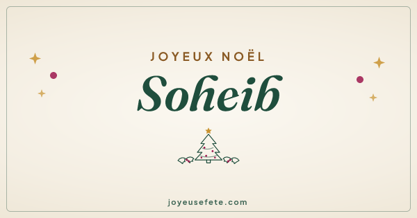 Image « Joyeux Noël Soheib » au format large