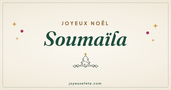 Image « Joyeux Noël Soumaïla » au format large