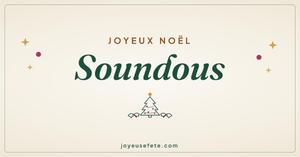 Image « Joyeux Noël Soundous » au format large