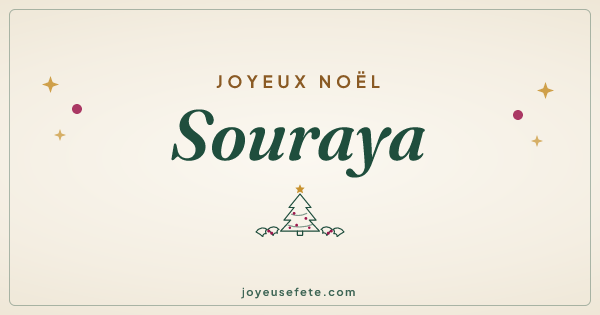 Image « Joyeux Noël Souraya » au format large