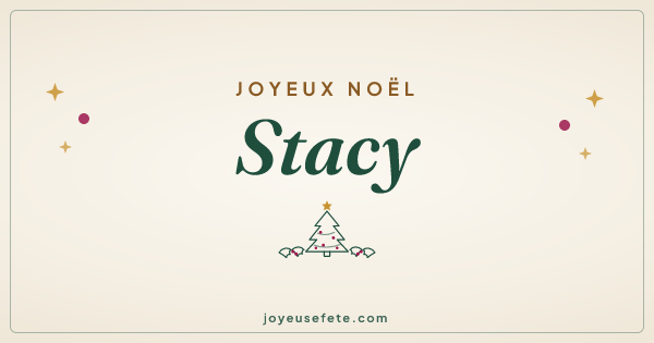 Image « Joyeux Noël Stacy » au format large