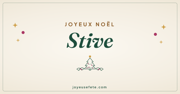 Image « Joyeux Noël Stive » au format large