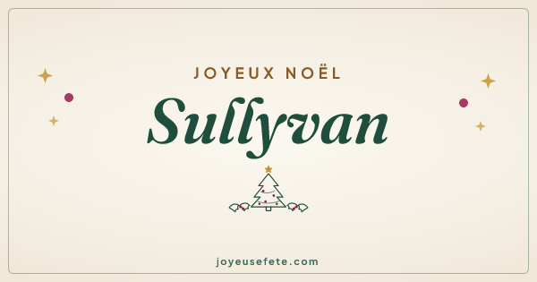 Image « Joyeux Noël Sullyvan » au format large