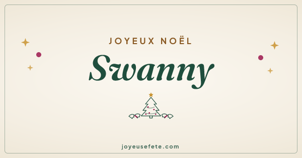 Image « Joyeux Noël Swanny » au format large