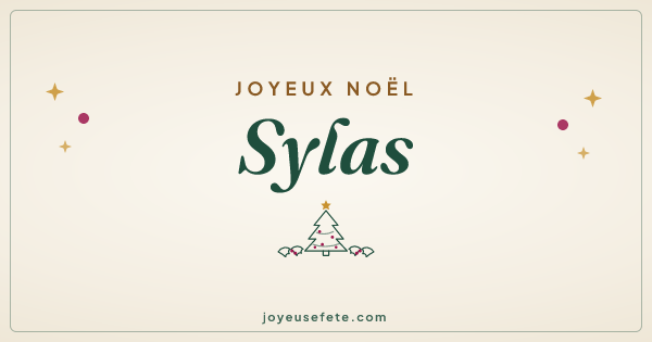 Image « Joyeux Noël Sylas » au format large