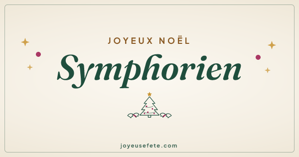 Image « Joyeux Noël Symphorien » au format large