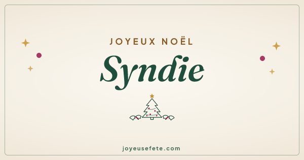 Image « Joyeux Noël Syndie » au format large