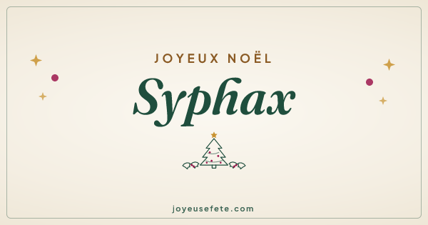 Image « Joyeux Noël Syphax » au format large