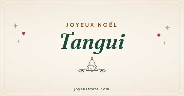 Image « Joyeux Noël Tangui » au format large