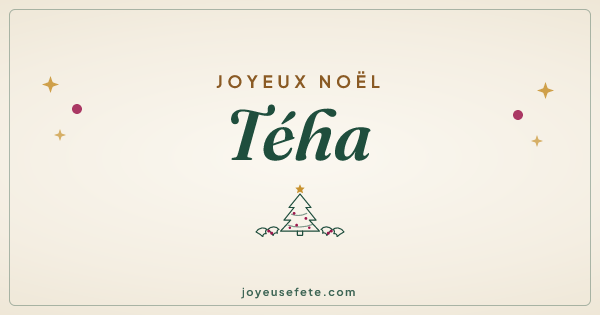 Image « Joyeux Noël Téha » au format large