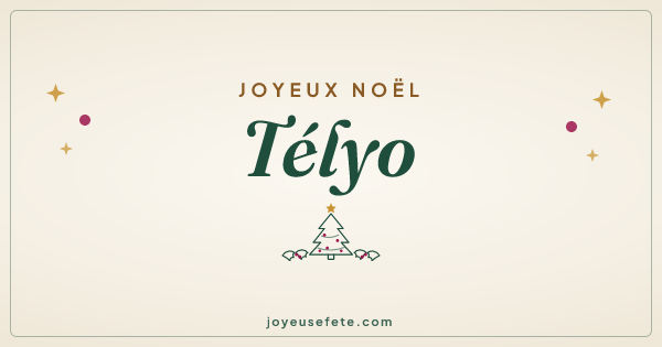 Image « Joyeux Noël Télyo » au format large