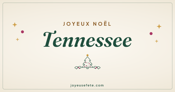 Image « Joyeux Noël Tennessee » au format large