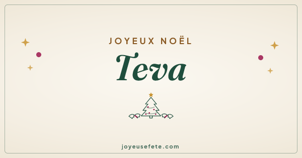 Image « Joyeux Noël Teva » au format large
