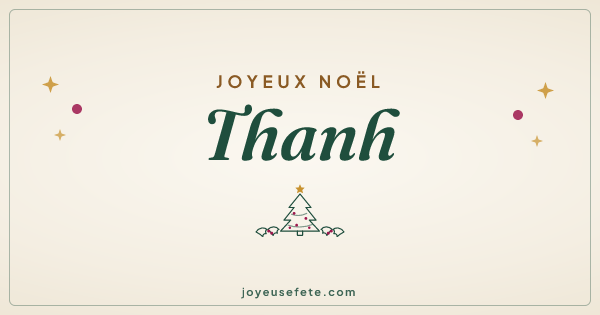 Image « Joyeux Noël Thanh » au format large