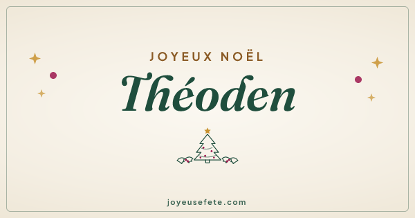 Image « Joyeux Noël Théoden » au format large