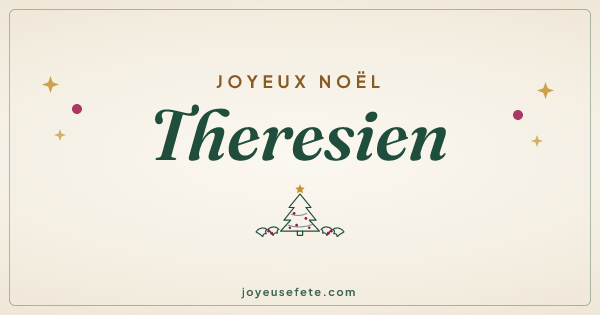 Image « Joyeux Noël Theresien » au format large