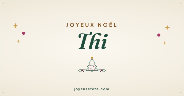 Image « Joyeux Noël Thi » au format large