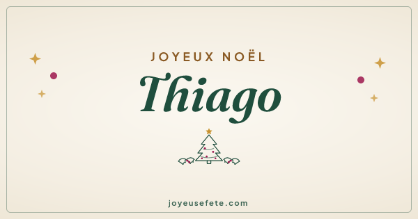 Image « Joyeux Noël Thiago » au format large