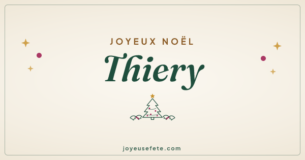 Image « Joyeux Noël Thiery » au format large