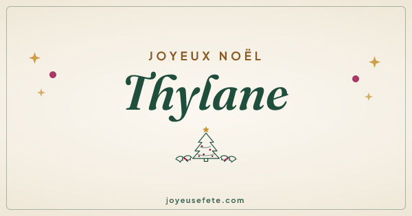 Image « Joyeux Noël Thylane » au format large