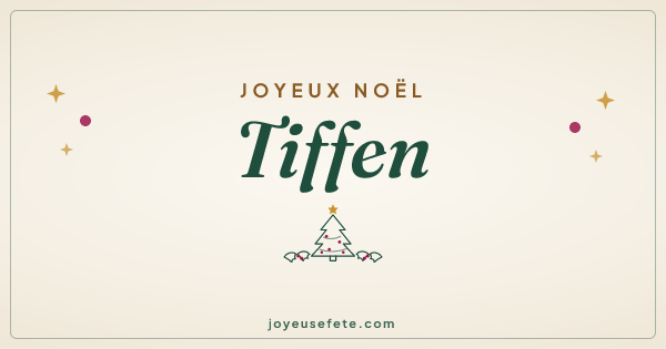 Image « Joyeux Noël Tiffen » au format large