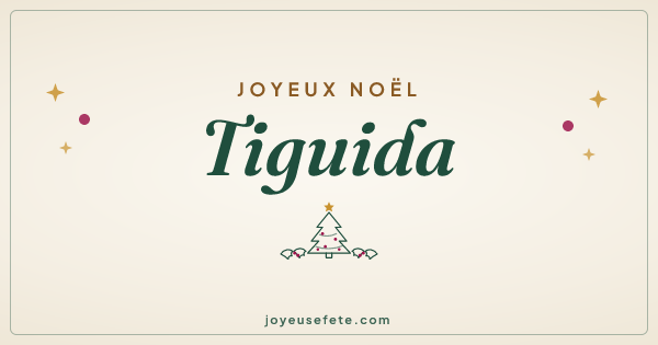 Image « Joyeux Noël Tiguida » au format large