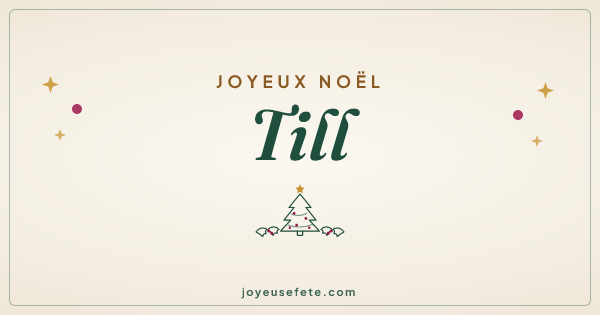 Image « Joyeux Noël Till » au format large