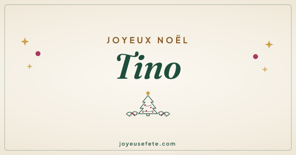 Image « Joyeux Noël Tino » au format large