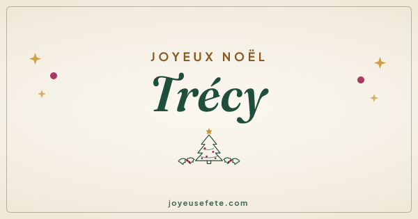 Image « Joyeux Noël Trécy » au format large