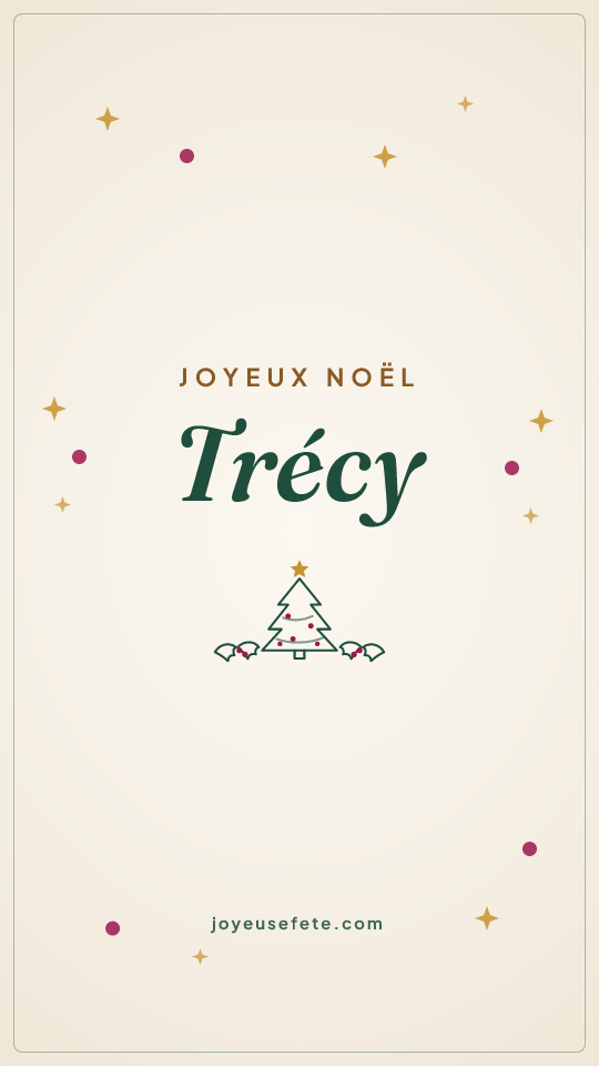 Image « Joyeux Noël Trécy » au format story