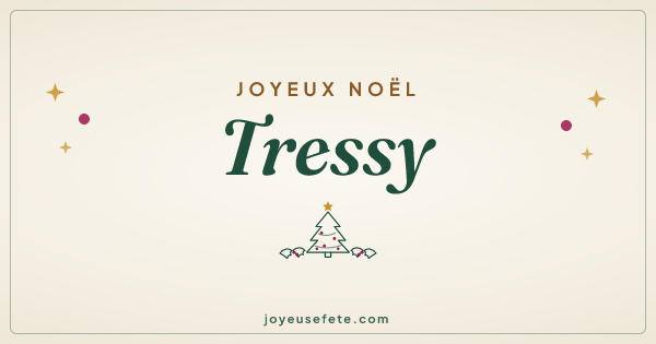 Image « Joyeux Noël Tressy » au format large