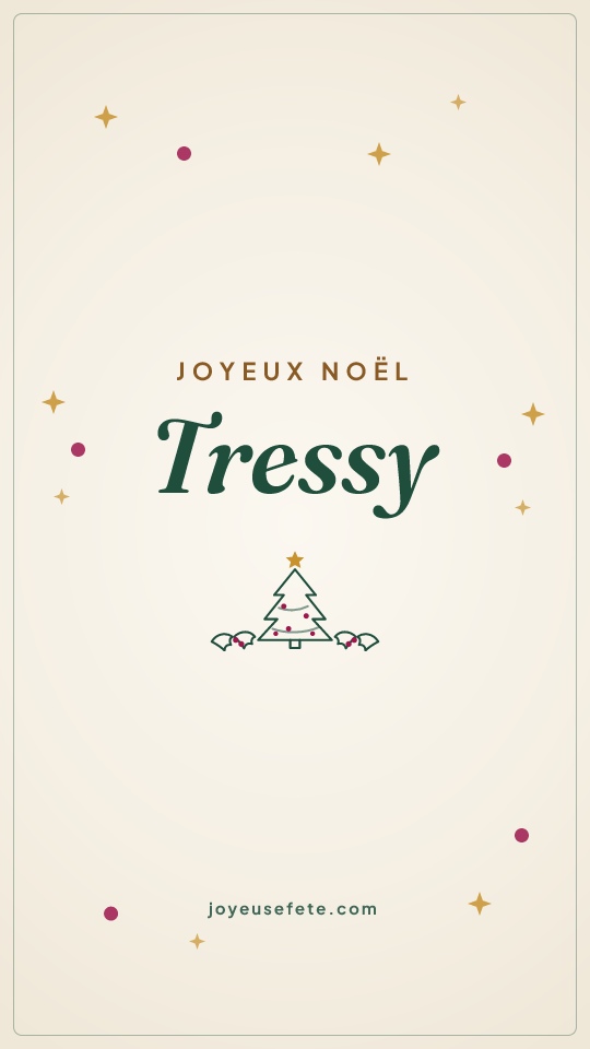 Image « Joyeux Noël Tressy » au format story
