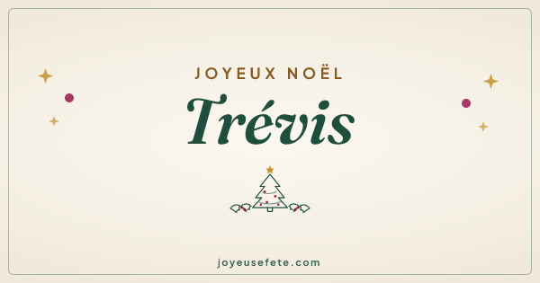 Image « Joyeux Noël Trévis » au format large