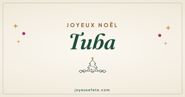 Image « Joyeux Noël Tuba » au format large