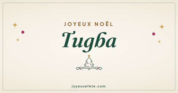 Image « Joyeux Noël Tugba » au format large