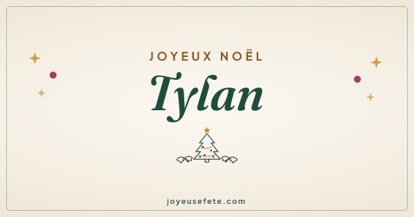Image « Joyeux Noël Tylan » au format large