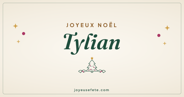 Image « Joyeux Noël Tylian » au format large