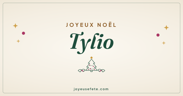 Image « Joyeux Noël Tylio » au format large