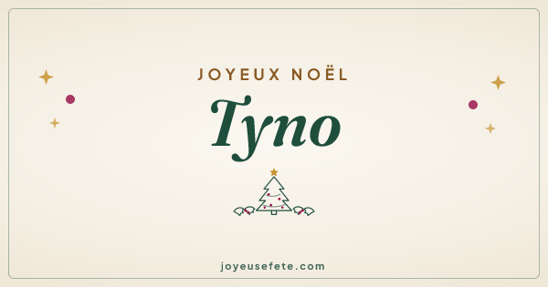 Image « Joyeux Noël Tyno » au format large